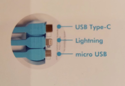 チャージスポット　充電コード種類