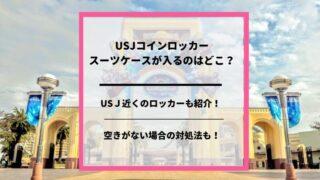 USJコインロッカー　スーツケース