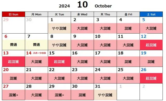 USJ（ユニバ）2024年10月の混雑予想！ハロウィーンの混雑状況や空いてる日はいつ？｜すまブロ